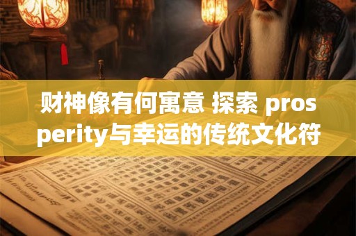 财神像有何寓意 探索 prosperity与幸运的传统文化符号
