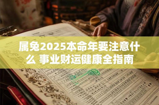 属兔2025本命年要注意什么 事业财运健康全指南