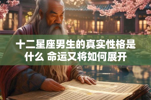 详细阅读:十二星座男生的真实性格是什么 命运又将如何展开 十二星座男生的真实性格是什么 命运又将如何展开