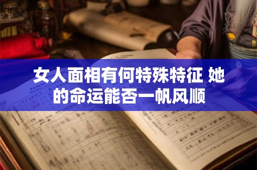 女人面相有何特殊特征 她的命运能否一帆风顺