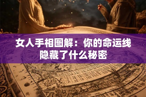女人手相图解：你的命运线隐藏了什么秘密