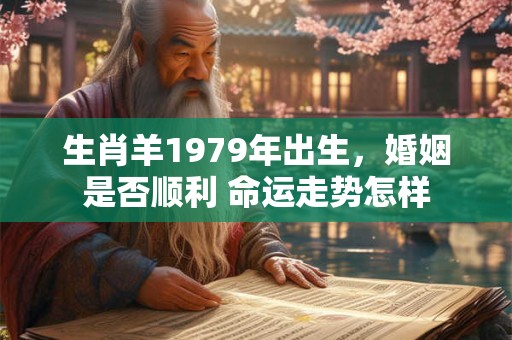 生肖羊1979年出生，婚姻是否顺利 命运走势怎样