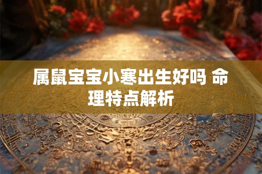 属鼠宝宝小寒出生好吗 命理特点解析