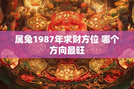 属兔1987年求财方位 哪个方向最旺