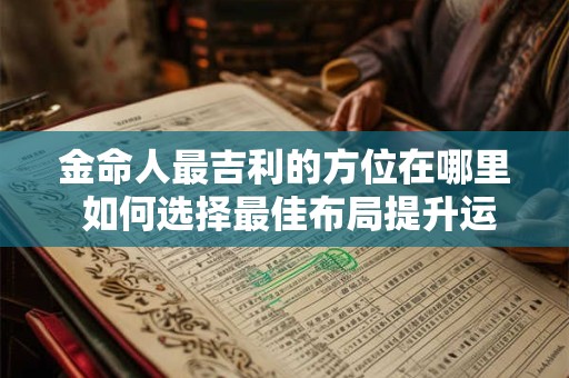 金命人最吉利的方位在哪里 如何选择最佳布局提升运势