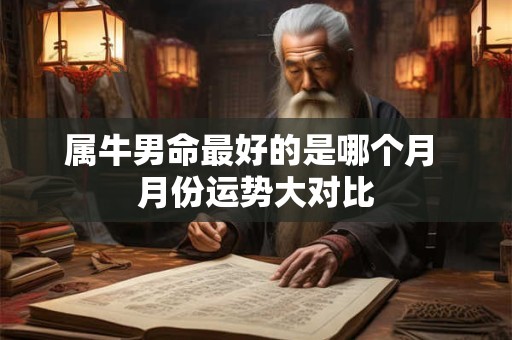 属牛男命最好的是哪个月 月份运势大对比