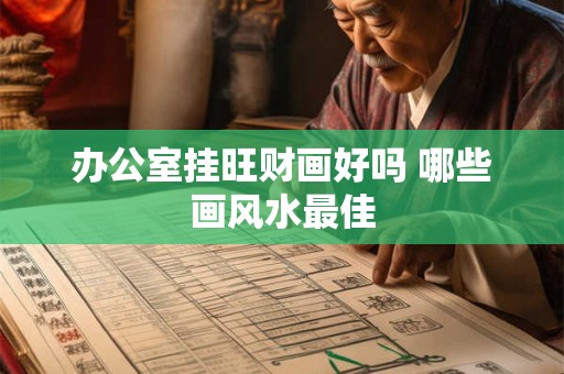 详细阅读:办公室挂旺财画好吗 哪些画风水最佳 办公室挂旺财画好吗 哪些画风水最佳