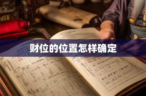 财位的位置怎样确定
