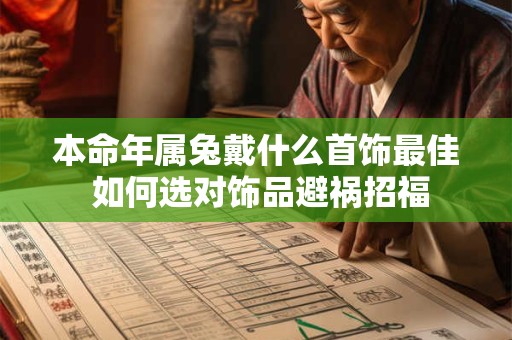 本命年属兔戴什么首饰最佳 如何选对饰品避祸招福