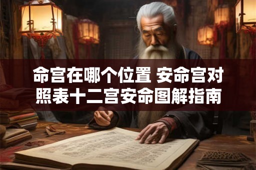 命宫在哪个位置 安命宫对照表十二宫安命图解指南