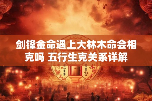 剑锋金命遇上大林木命会相克吗 五行生克关系详解
