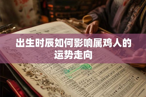 出生时辰如何影响属鸡人的运势走向