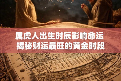 属虎人出生时辰影响命运 揭秘财运最旺的黄金时段