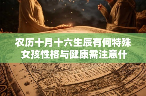 农历十月十六生辰有何特殊 女孩性格与健康需注意什么