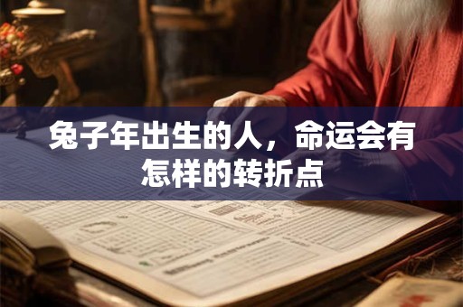 兔子年出生的人，命运会有怎样的转折点