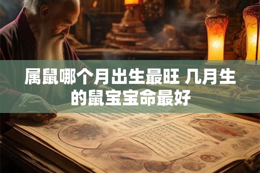 属鼠哪个月出生最旺 几月生的鼠宝宝命最好