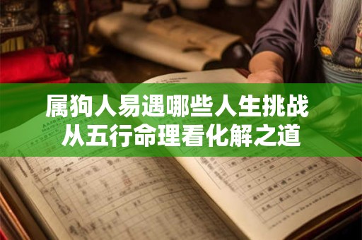 属狗人易遇哪些人生挑战 从五行命理看化解之道