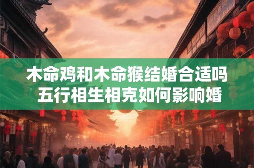 木命鸡和木命猴结婚合适吗 五行相生相克如何影响婚姻