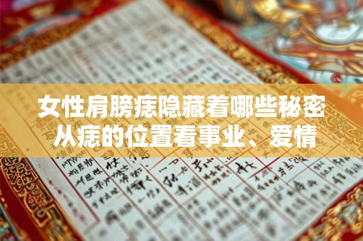女性肩膀痣隐藏着哪些秘密 从痣的位置看事业、爱情与健康