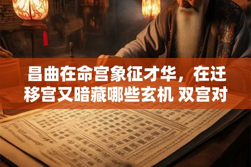 昌曲在命宫象征才华，在迁移宫又暗藏哪些玄机 双宫对比解析