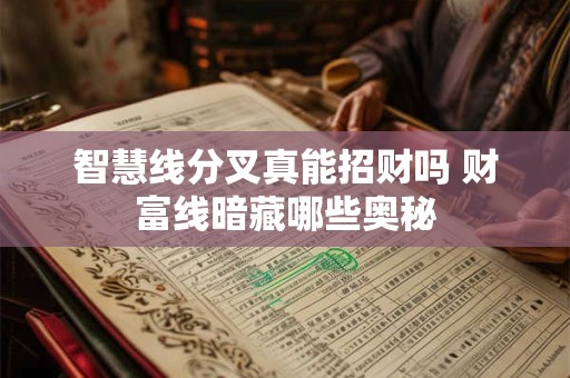 智慧线分叉真能招财吗 财富线暗藏哪些奥秘