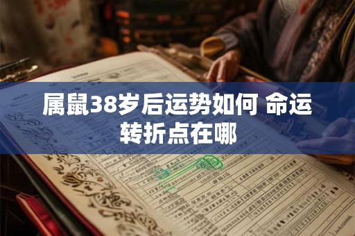 属鼠38岁后运势如何 命运转折点在哪