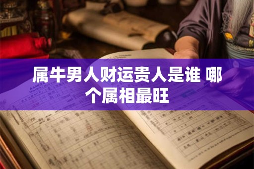 属牛男人财运贵人是谁 哪个属相最旺