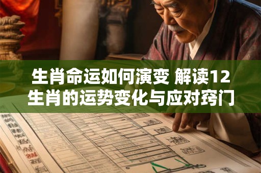 生肖命运如何演变 解读12生肖的运势变化与应对窍门