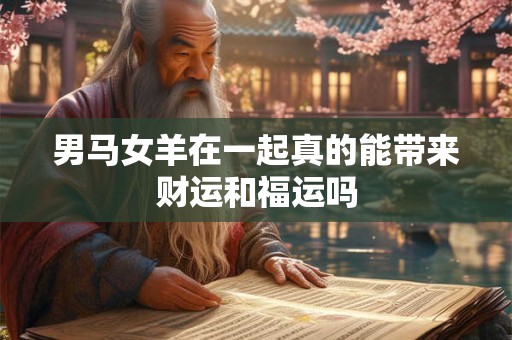 男马女羊在一起真的能带来财运和福运吗