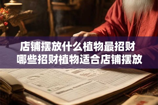 店铺摆放什么植物最招财 哪些招财植物适合店铺摆放