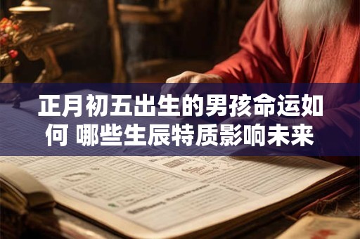 正月初五出生的男孩命运如何 哪些生辰特质影响未来