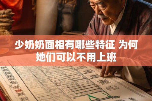 少奶奶面相有哪些特征 为何她们可以不用上班