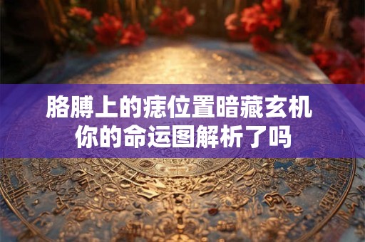 胳膊上的痣位置暗藏玄机 你的命运图解析了吗