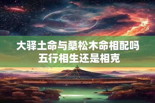 大驿土命与桑松木命相配吗 五行相生还是相克