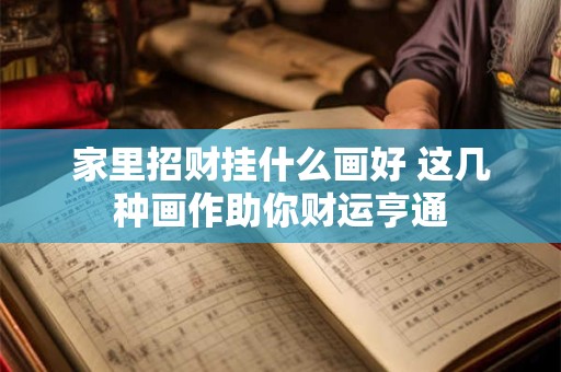 家里招财挂什么画好 这几种画作助你财运亨通