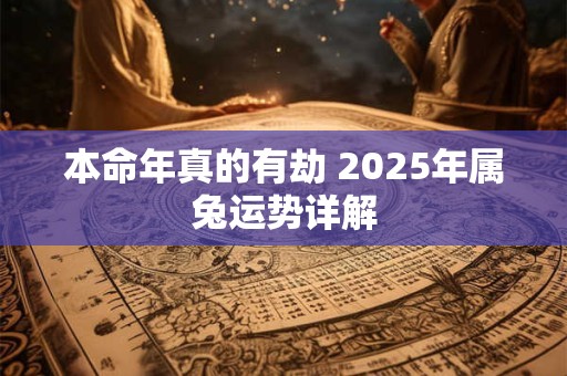 本命年真的有劫 2025年属兔运势详解