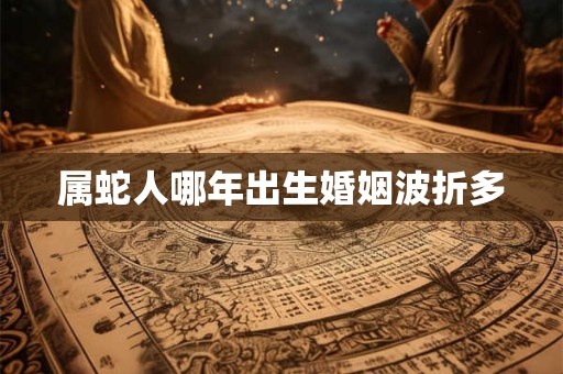 属蛇人哪年出生婚姻波折多