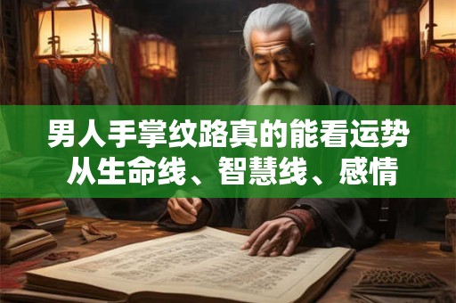 男人手掌纹路真的能看运势 从生命线、智慧线、感情线一探究竟