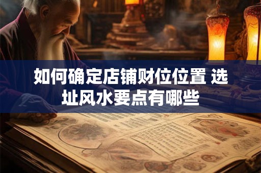 如何确定店铺财位位置 选址风水要点有哪些