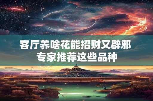客厅养啥花能招财又辟邪 专家推荐这些品种