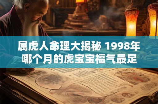 属虎人命理大揭秘 1998年哪个月的虎宝宝福气最足