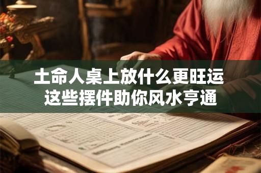 土命人桌上放什么更旺运 这些摆件助你风水亨通