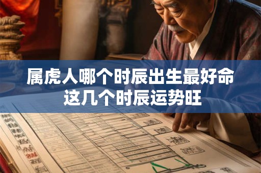 属虎人哪个时辰出生最好命 这几个时辰运势旺