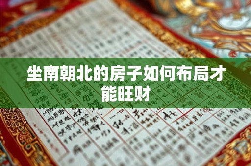 坐南朝北的房子如何布局才能旺财
