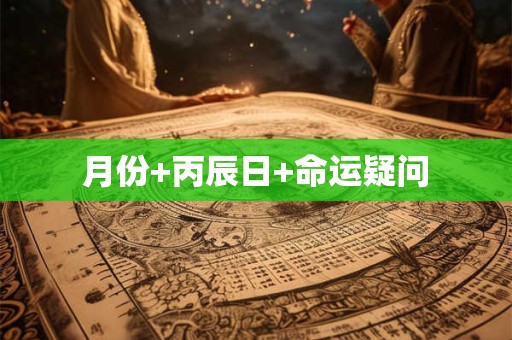 月份+丙辰日+命运疑问