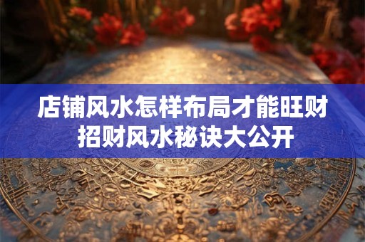 详细阅读:店铺风水怎样布局才能旺财 招财风水秘诀大公开 店铺风水怎样布局才能旺财 招财风水秘诀大公开