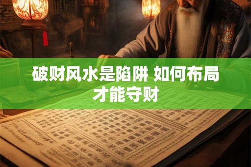破财风水是陷阱 如何布局才能守财