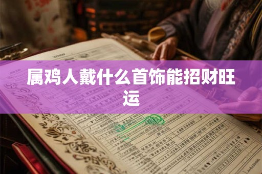 属鸡人戴什么首饰能招财旺运