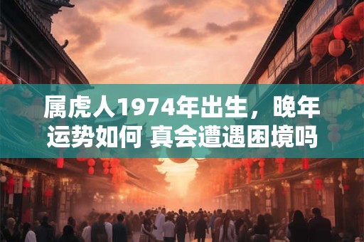 属虎人1974年出生，晚年运势如何 真会遭遇困境吗