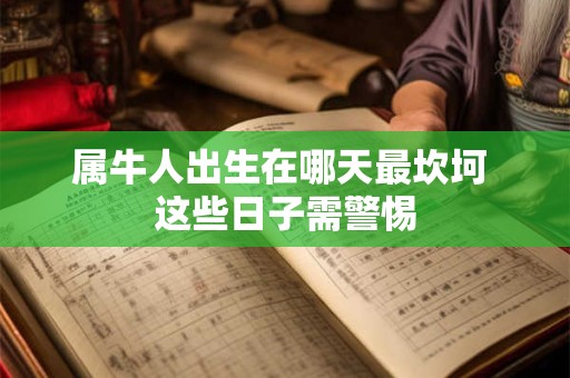 属牛人出生在哪天最坎坷 这些日子需警惕